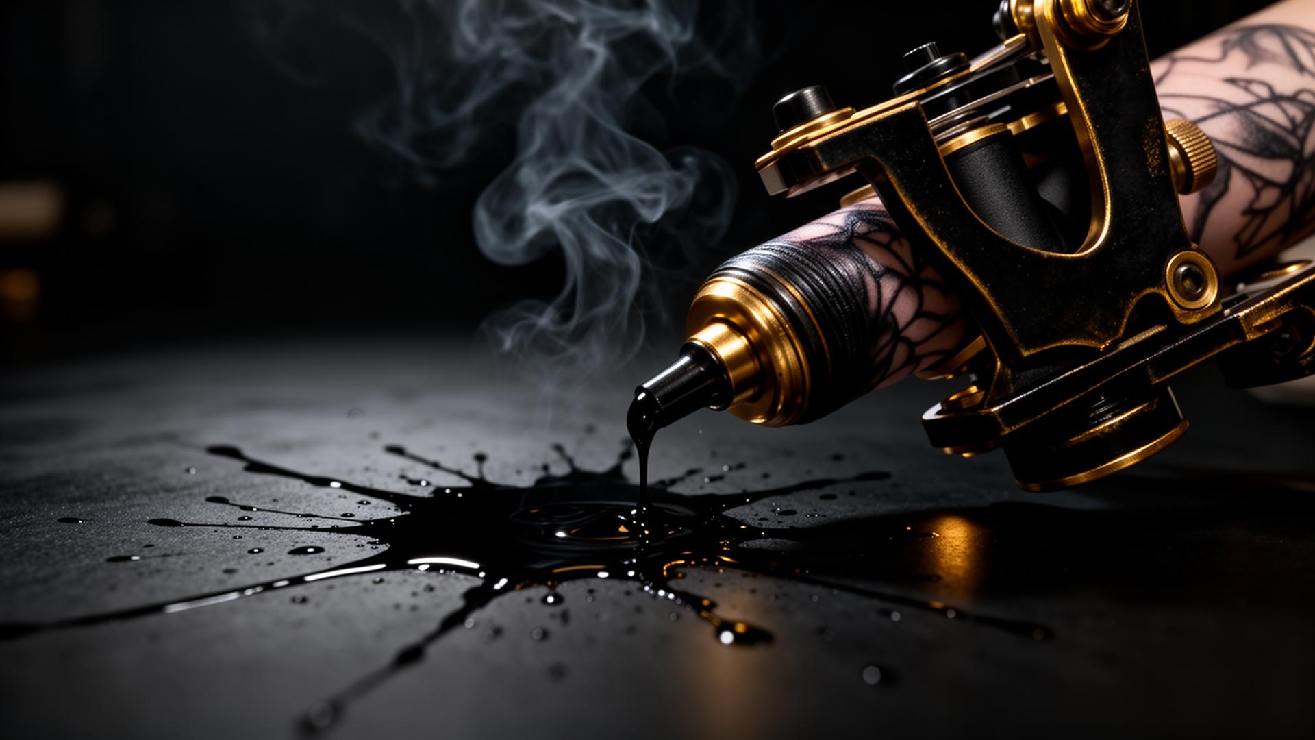 Tattoo studio atmosphere